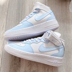 Nike Air Force 1 Blue Custom womens 7